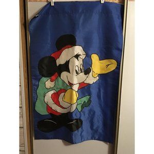 Disney Mickey Mouse Christmas Holiday 28x44 Outdoor Flag